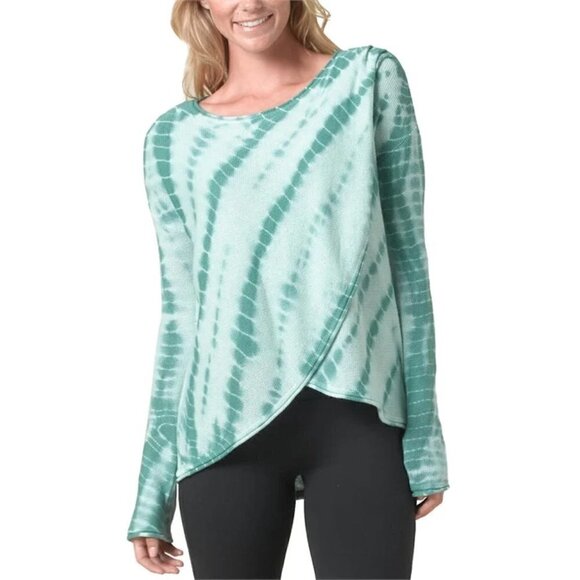 PrAna Orange Tie Dye Juliana Sweater, Size S - Picture 2 of 8